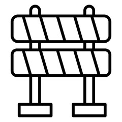 Sticker - Traffic Barrier Icon