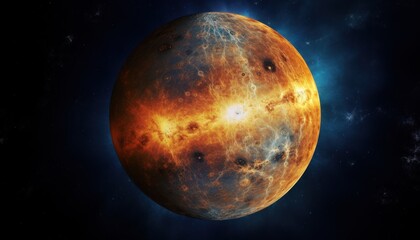 Wall Mural - mercury,planet photo in outer space, solar system