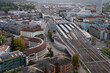 View on the station of Winterthur (Switzerland)