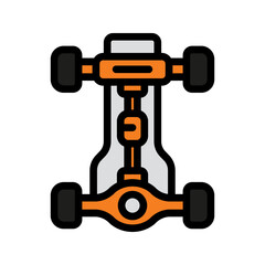 Poster - Chassis Icon, for mobile concept and web design. vector illustration