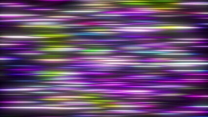 Poster - bright small neon lines. computer generated 3d render