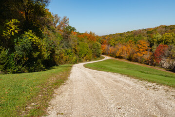 Poster - Rural country road.