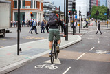 Fototapeta Fototapeta Londyn - London_Cyclist