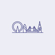 london city skyline logo