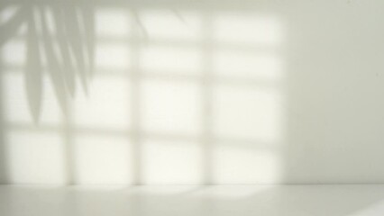 Poster - minimalist room with window shadow background