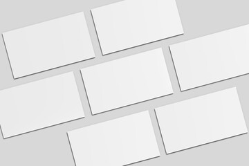 Blank slides presentation mockup