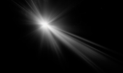 Wall Mural - light effect ray shining sun bright flash special lens flare