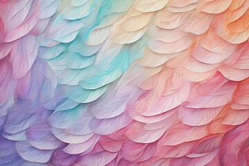  Pastel Color Wallpapers: Wavy Pattern Fragment of Artwork on Paper