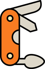 Sticker - Swiss army knife icon