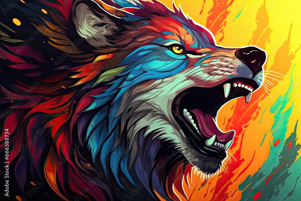 Stunning Wolf Wallpaper - Background for Wallpaper Design: Captivating Nature-Inspired Art