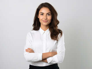 Poster -   isolated portrait in studio
