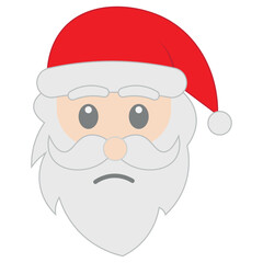 Canvas Print - Santa Claus Face