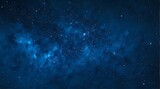 Fototapeta Kosmos - Cosmic sky full of stars space , science nebula milky way blue infinity earth solar 