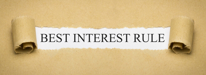 Wall Mural - best interest rule