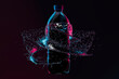 © Westend61 - 3D render of water swirling around plastic bottle