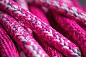 Canvas Print - close look at the texture of a jump rope handle