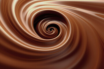 whirlpool chocolate swirl background