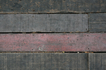 Wall Mural - Old wooden plank background, dirty wooden abstract texture.