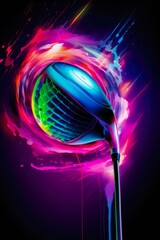 Wall Mural - Driver Golf Club Dynamic Illustration