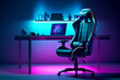 Modern Insomnia Gaming Desk Chair with Ergonomic Back Support