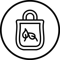 Poster - Eco Bag Icon Style