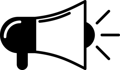 Sticker - Megaphone line icon