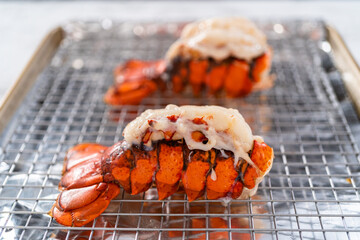 Sticker - Garlic lobster tails