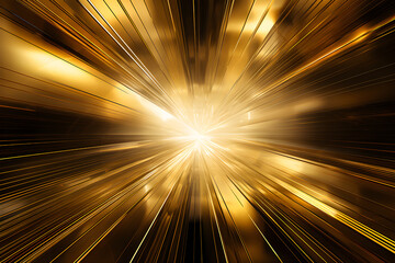 Sticker - Metal light gold abstract backdrop, generative ai