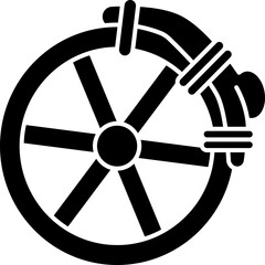 Wall Mural - wheel  icon