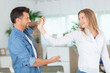 © auremar - romantic couple dancing in the lving room
