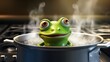 Frog In Boiling Water