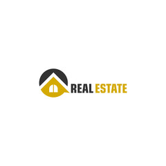 Poster - Real estate logo icon isolated on transparent background