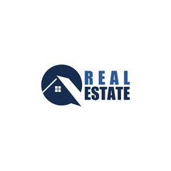 Wall Mural - Real estate logo icon isolated on transparent background