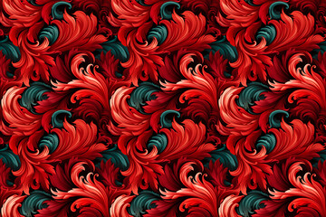 seamless red digital wallpaper