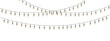 © Jangart - Isolated Christmas garland on a transparent background. Shining yellow light bulbs with sparkles. Suitable for Xmas, New Year, wedding, or birthday decorations. Perfect for party event decor. PNG