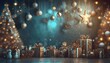 © Od-Pictureworks - Weihnachtsbanner mit Leerraum für Text, mit Weihnachtsschmuck