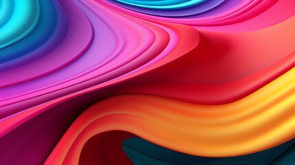 Wall Mural - abstract colorful background. Generative AI