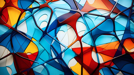 Wall Mural - abstract colorful background. Generative AI