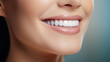 © Muhammad - Beautiful female smile after teeth whitening procedure. Dental care. Dentistry concept.