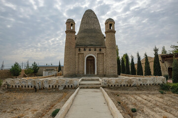 Mausoleum of Burhan al-Din al-Marghinani at Rishton in the Fergana Valley, Uzbekistan.