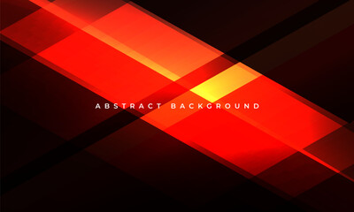 Poster - Red abstract background with modern geometric diagonal shapes. Vector illustration