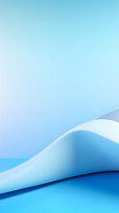 Aufkleber - A vibrant and dynamic abstract design in shades of blue and white