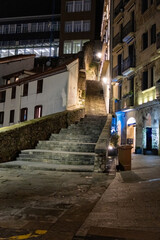 Naklejka na meble Urban photo of stairs with lights