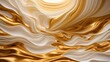 © Rebound Gallery - Abstract background of wavey design with golden and bright colors. AI Generated