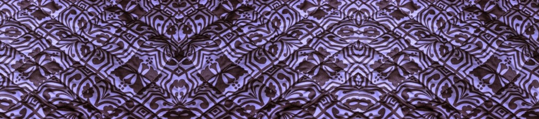 Wall Mural - Panoramic textile pattern - Digital backgrounds (P2)