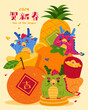 Cute dragon CNY poster