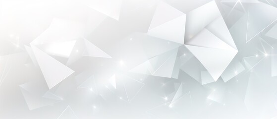 Poster - Minimalistic abstract white background with geometric light design, perfect for modern and elegant designs.