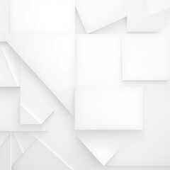 Poster - Minimalistic abstract white background with geometric light design, perfect for modern and elegant designs.