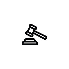 Wall Mural - Gavel icon