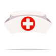 Nurse cap vector isolated illustration